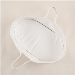Корзина для хранения SL Home, с матрасом, плетёная, ручной работы, 70×38×25 см, белая