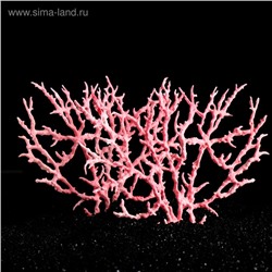 Коралл пластиковый большой 24.5×4×19 см, розовый