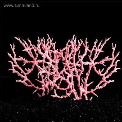 Коралл пластиковый большой 24.5×4×19 см, розовый