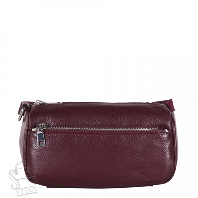 Сумка женская кожаная 6076NN eggplant Natale Navetta