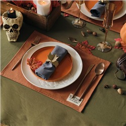 Набор салфеток «Этель» Kitchen, оранжевый, 30×40 см - 2 шт., 100% хлопок, саржа 220 г/м²