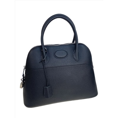 Женская сумка из натуральной кожи, цвет черный