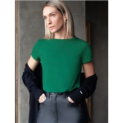 Футболка из премиального хлопка с эластаном