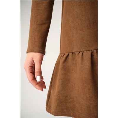 Женское платье трапеция из футера Happyfox