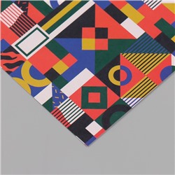 Бумага для скрапбукинга двусторонняя Color geometry, плотность 180 г, набор 10 шт., 15.5×17 см