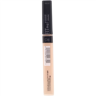 Maybelline, Консилер Fit Me, оттенок 10 светлый, 6,8 мл