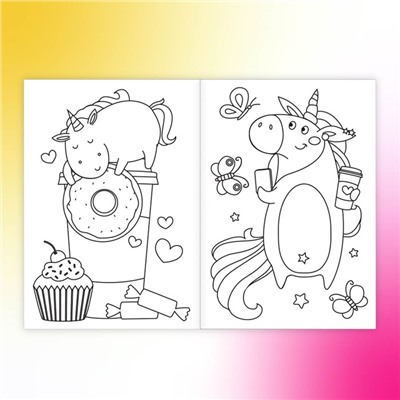 Раскраски детские набор «Для девочек», 8 шт. по 12 стр.