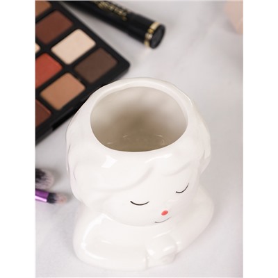 Подставка органайзер для косметики 9х7x10 см Загадочная девочка / WN11 /уп 100/ 717502