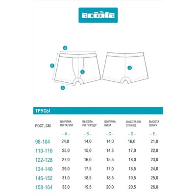 Трусы, 2 шт. ACOOLA, 1062868