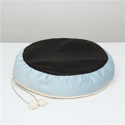 Лежанка «Снежок», 56×46×13 см, синий