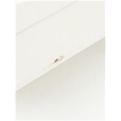 УЦЕНКА Корзина для белья с крышкой 45 л 38×38×56 см угловая, цвет белый