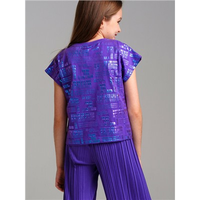 Фуфайка трикотажная для девочек (футболка)