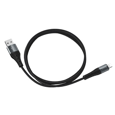 Кабель USB - Apple lightning Hoco X38 Cool Charging 12W 100см 2,4A  (black)