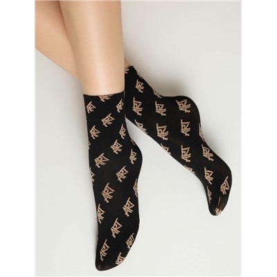 Полиамидные CONTE FANTASY Плотные носки с рисунками «Art»