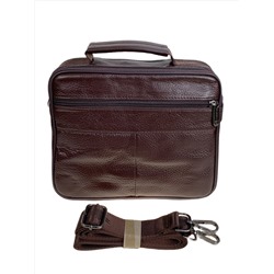 Сумка мужская из натуральной кожи, цвет коричневый