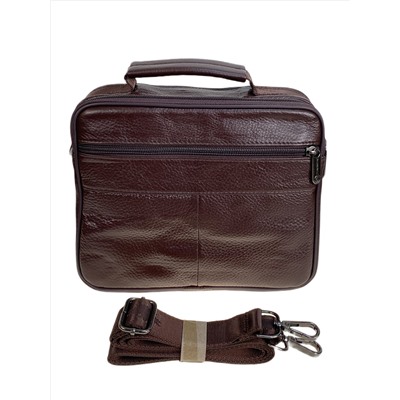 Сумка мужская из натуральной кожи, цвет коричневый