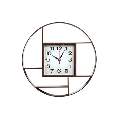 Часы настенные интерьерные «Маганса», бесшумные, плавный ход, d=35 см, от батарейки 1×АА