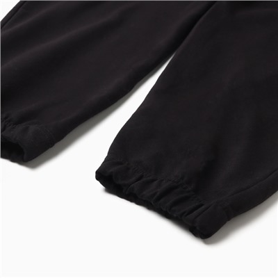 Брюки женские спортивные Comfort, чёрные, размер 44