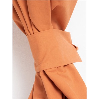 Шторы для кухни для кухни с подхватами «Этель» Kitchen, 150×180 см, комплект - 2 шт., оранжевые