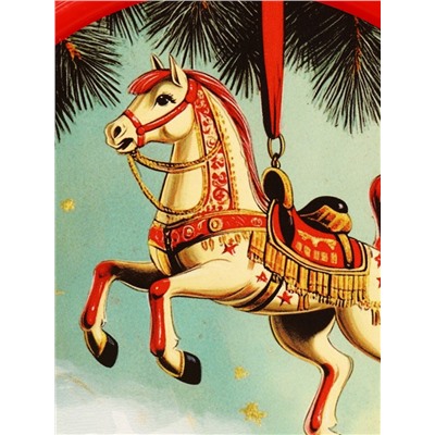 Ланч - бокс круглый «Новогодние мечты сбываются», 500 мл