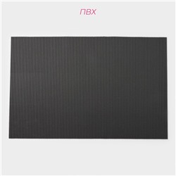 Коврик для ванной и туалета Доляна, 65×100 см, серый