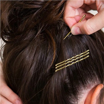 Невидимки для волос 50 штук 5 см., Выбор цвета.