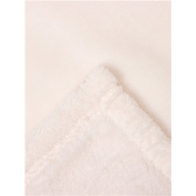 Плед «Этель», 180×200 см, корал-флис 220 г/м², молочный