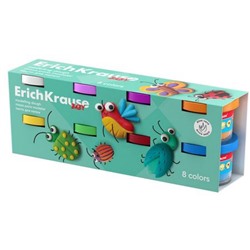 Тесто для лепки  8цв по 35 гр. Baby с Алоэ Вера 61403 ErichKrause