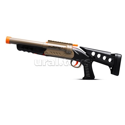 Бластер "Крутая перестрелка" с мягкими пулями, в коробке