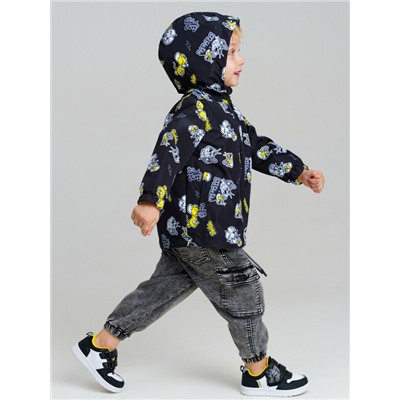 Куртка детская текстильная с полиуретановым покрытием для мальчиков (ветровка)