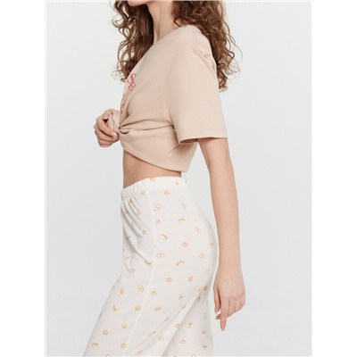 КОМПЛЕКТ ЖЕНСКИЙ (ФУТБОЛКА, БРИДЖИ) 592370