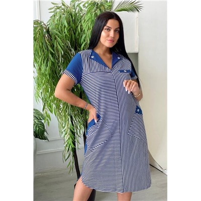 Платье 7275 (Синий)