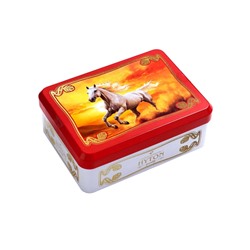 Чай чёрный новогодний HYTON «Шкатулка красная: белая лошадь», 50 г