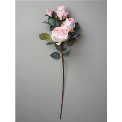 Цветок искусственный Роза 68 см розовая / RW-315 /уп 24/144/