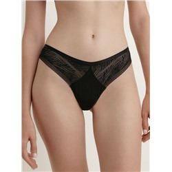 Трусы CONTE Zebra LBR 1358 Трусы «бразилиана» с V-образной линией талии женские