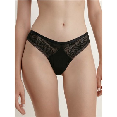 Трусы CONTE Zebra LBR 1358 Трусы «бразилиана» с V-образной линией талии женские