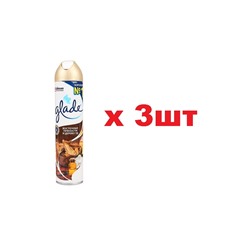 Glade Освежитель воздуха 300мл Восточные пряности и дерево уд 3шт