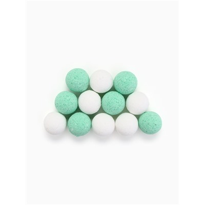 Бомбочки для ванны Happy New Year, аромат рождественская ель, набор 12 шт. × 20 г, URAL LAB