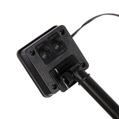 Садовый светильник «Обруч», уличный, на солнечной батарее, 15 LED, свечение мульти