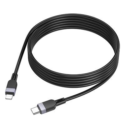 Кабель Type-C - Apple lightning Hoco X109 PD 27W 200см 3A  (black)
