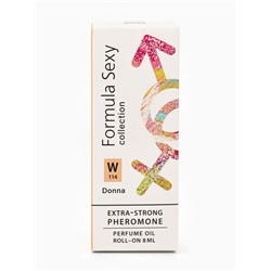 Парфюмерное масло женское с феромонами Formula Sexy Collection Donna W114, 8 мл (по мотивам Donna Trussardi (Trussardi)