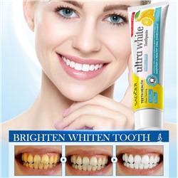 Зубная паста отбеливающая с ЛИМОНОМ Sadoer, 100 гр.