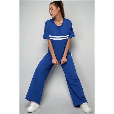 Женский костюм оверсайз из футера двухнитки Happyfox