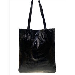 Женская сумка из натуральной кожи, цвет черный