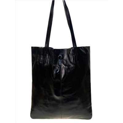 Женская сумка из натуральной кожи, цвет черный