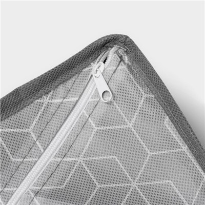 Органайзер для хранения белья Доляна «Фора», 8 ячеек, 28×14×10 см, серый