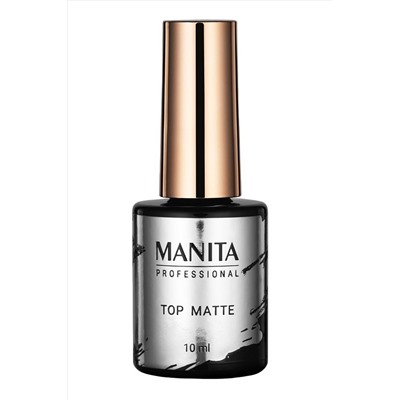 Manita Professional Матовый топ для гель-лака без липкого слоя / Matte, 10 мл KRISTALLER, 1109851