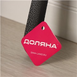 Ложка для обуви Доляна, с крючком, 42×4 см, покрытие антик серебро