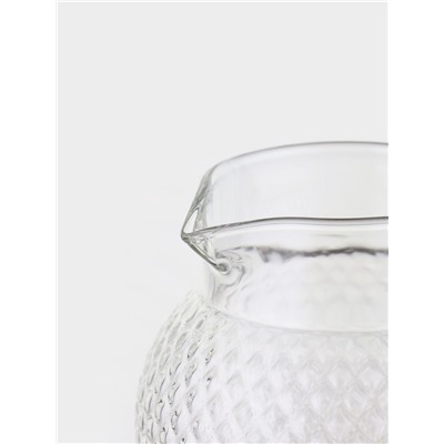 Кувшин Magistro «Богема. Соты», 16×11×23 см, крышка-сито, стекло, прозрачный