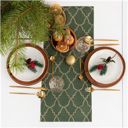 Дорожка «Этель» «Gold ornament» 30×70 см, 100%хл, саржа 190 г/м²